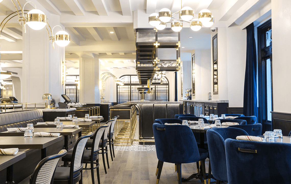 Vermillion Room Brasserie Design, Fairmont Hotel